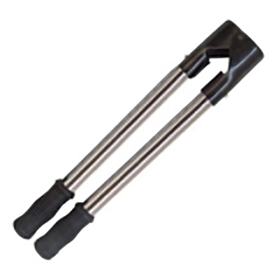 Heavy duty burdizzo castrator with black rubber grip handles