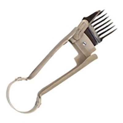 Heavy duty equine mane and tail thinning rake